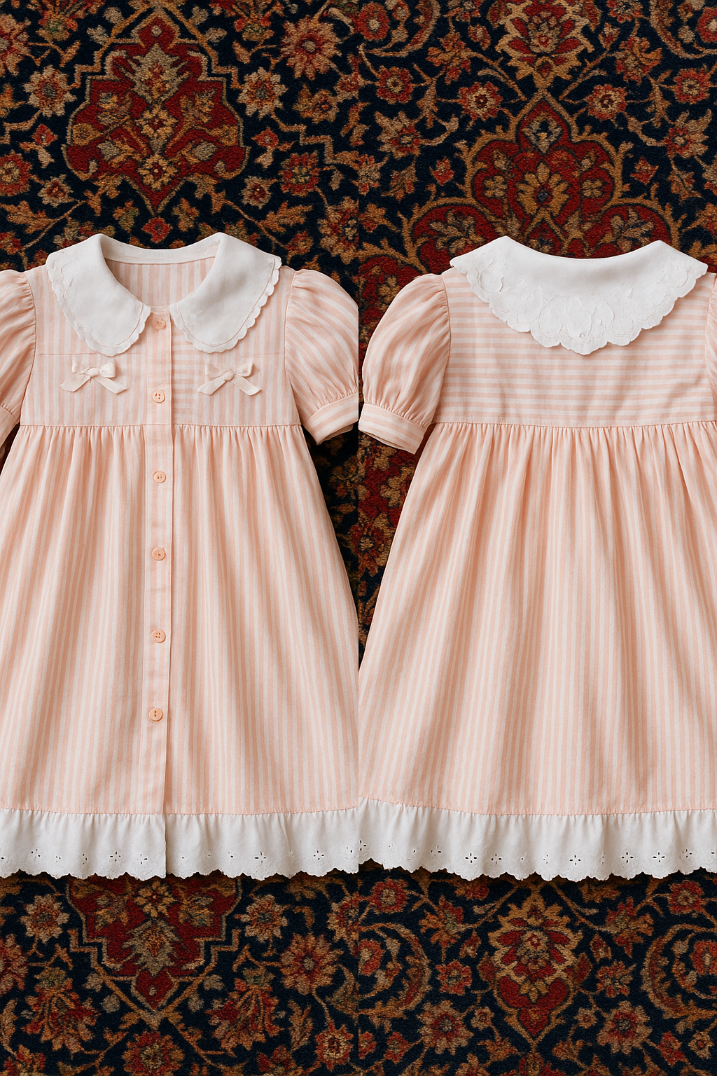Peach Tea Garden Dress (4-7 Years)
