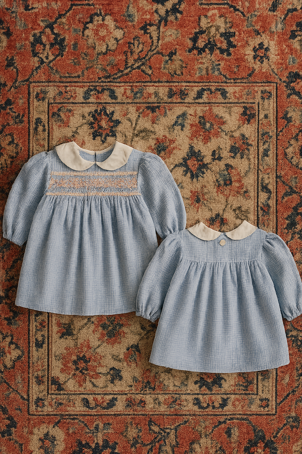 Sky Blue Picnic Dress