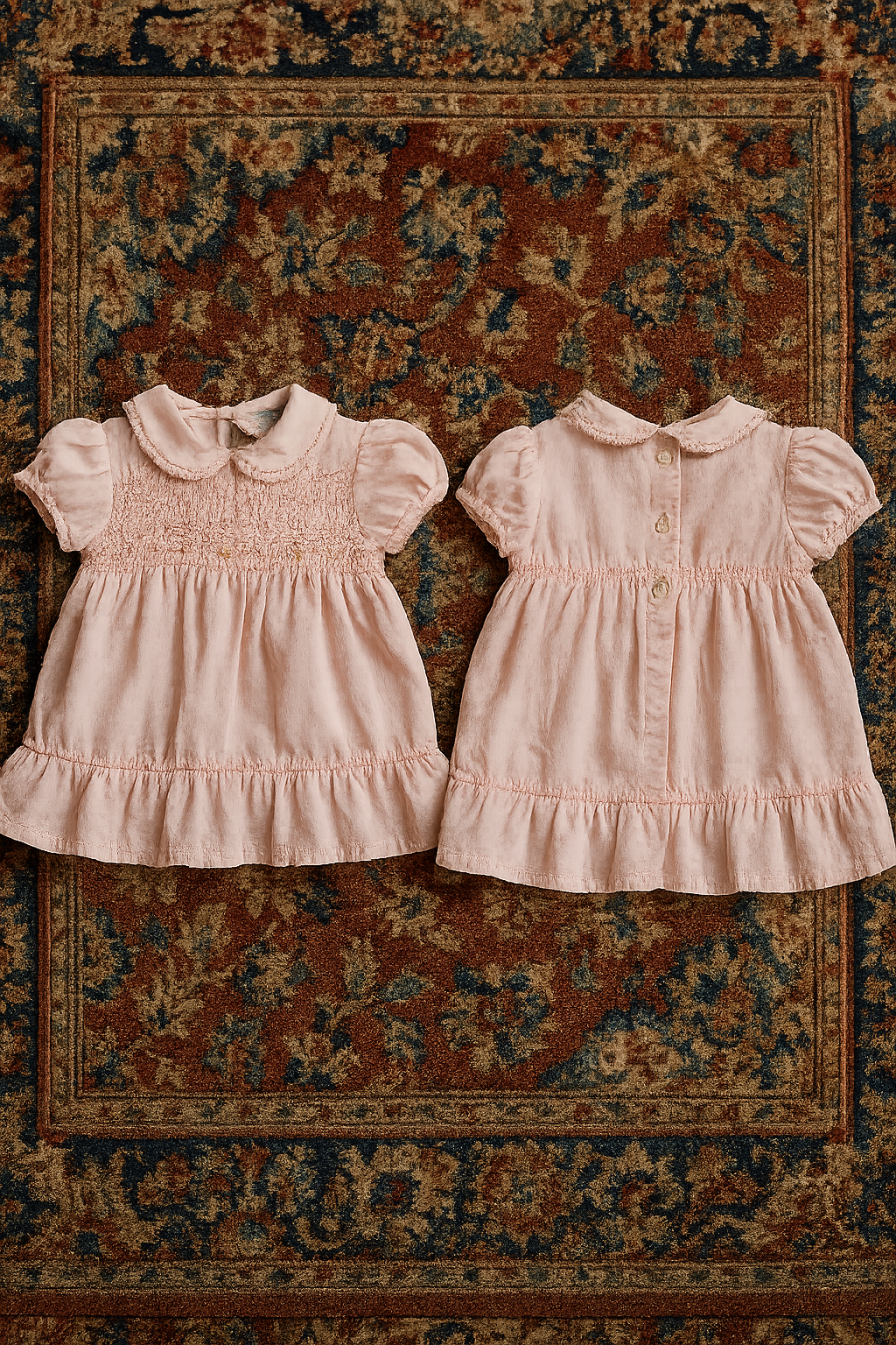 Rose Blush Smocked Dress