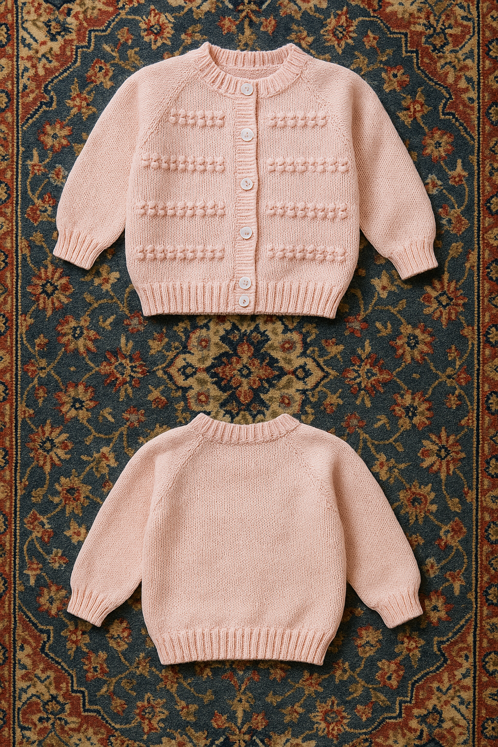 Long sleeve knitted sweater, ages 6months-18 months