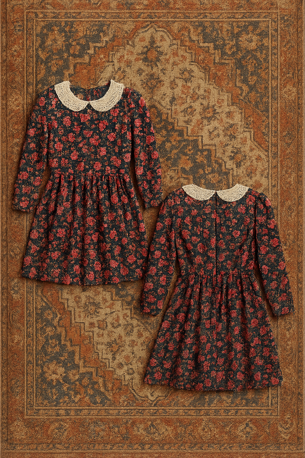 Rosebud Vintage Ruffle Dress