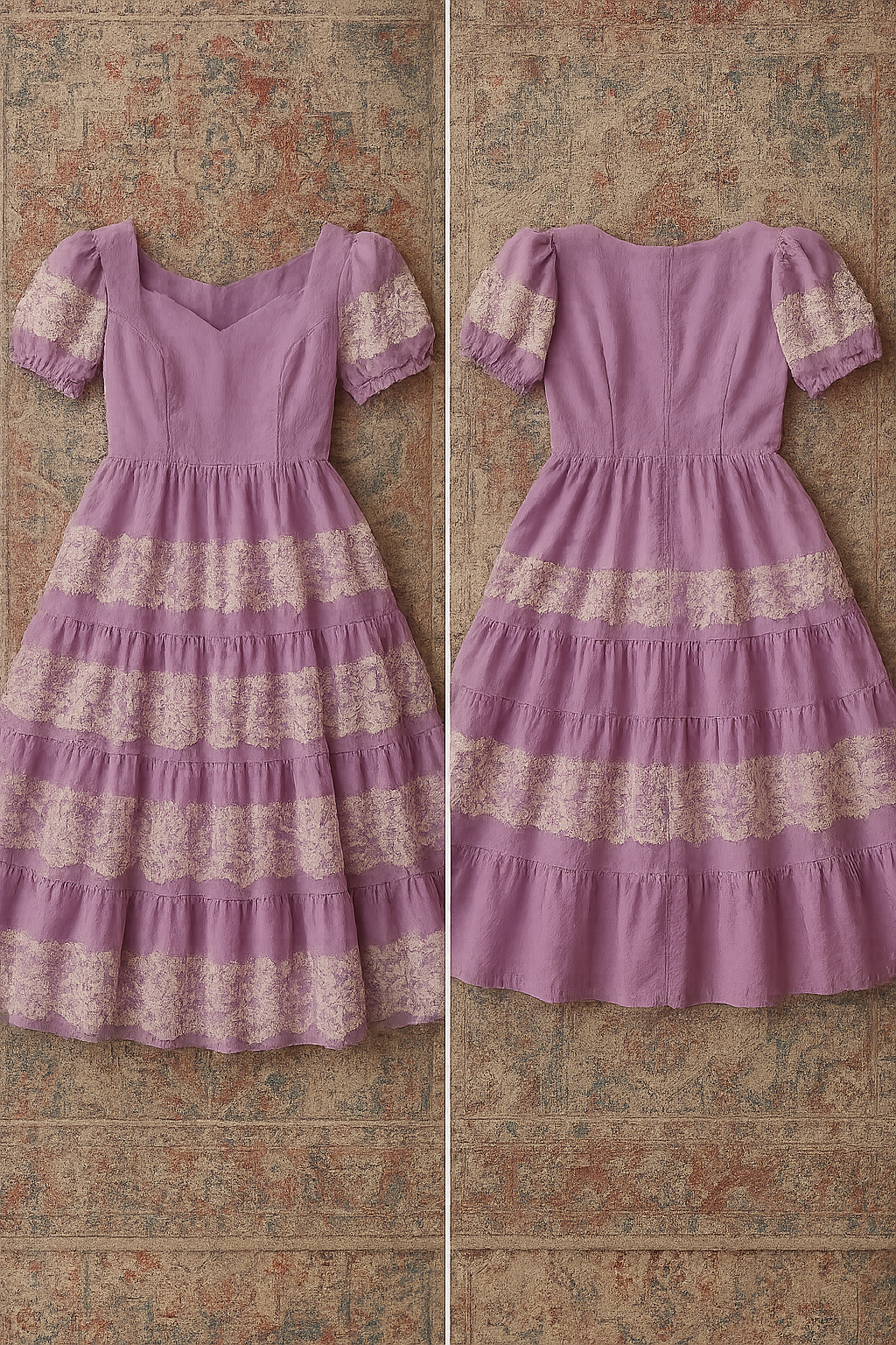 Lavender Romance Tiered Dress (Teen)