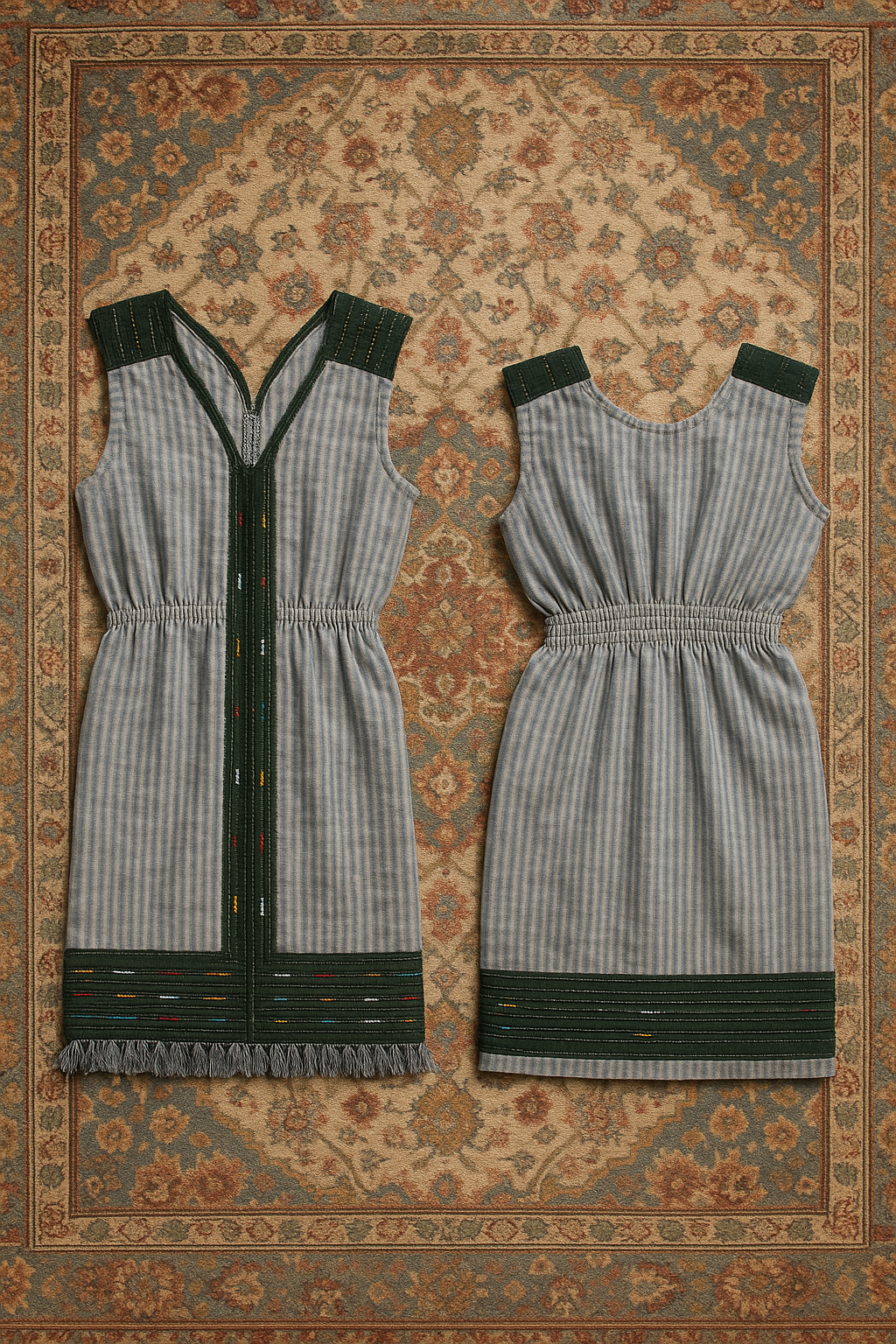 Indigo Market Dress (4–7 Years)