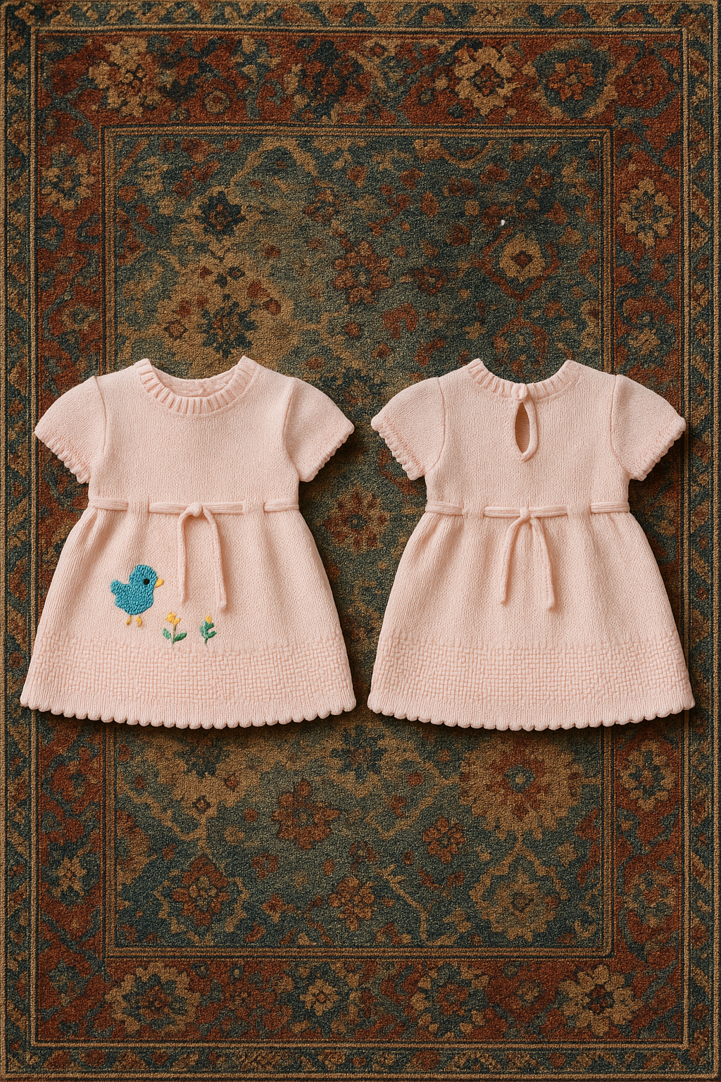 Long sleeve knitted sweater, ages 6months-18 months