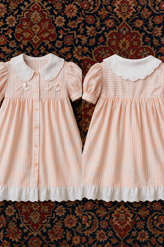 Peach Tea Garden Dress (4-7 Years)