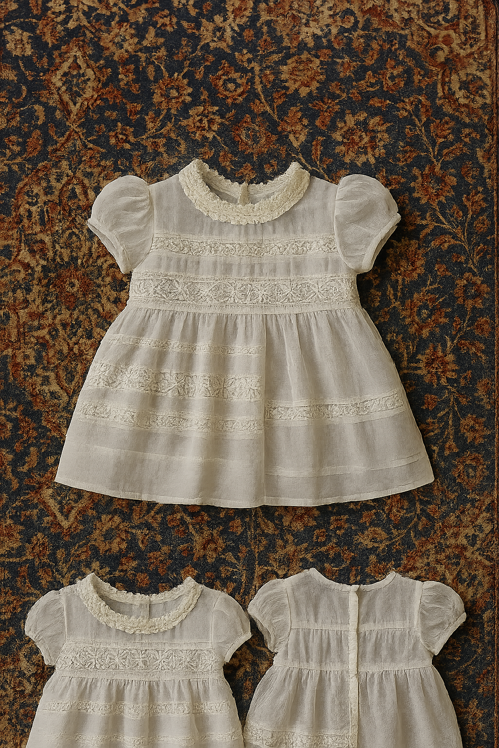 Ivory Heirloom Lace Dress (6–12 Months)