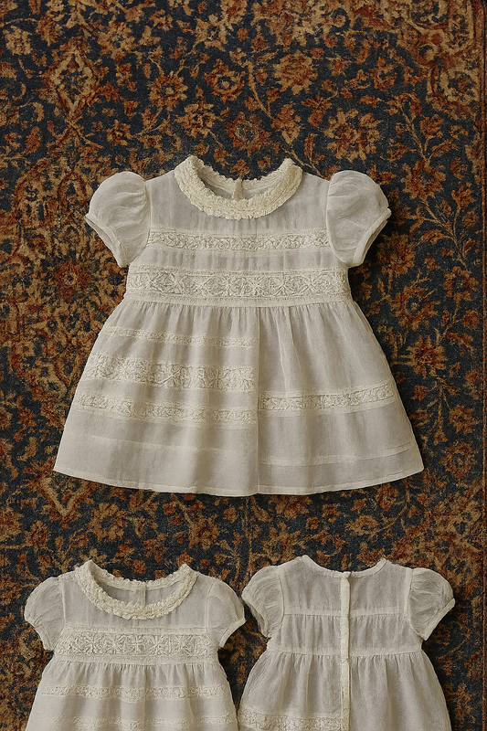 Ivory Heirloom Lace Dress (6–12 Months)