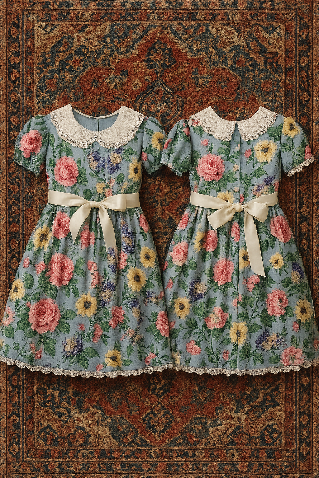 Smocked Spring Flower Dress