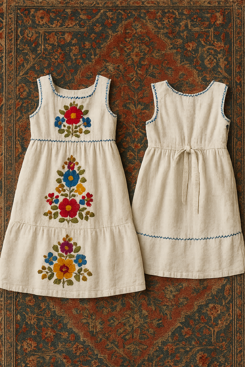 Gardenia Folk Dress (4–7 Years)