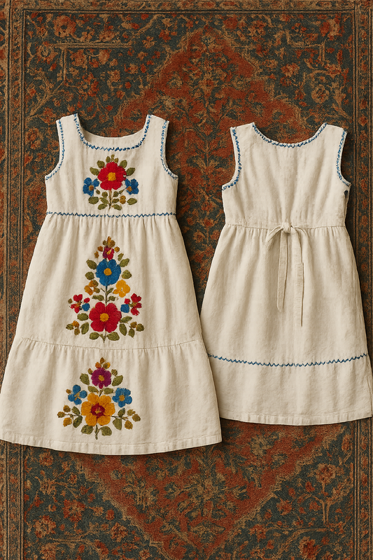 Gardenia Folk Dress (4–7 Years)