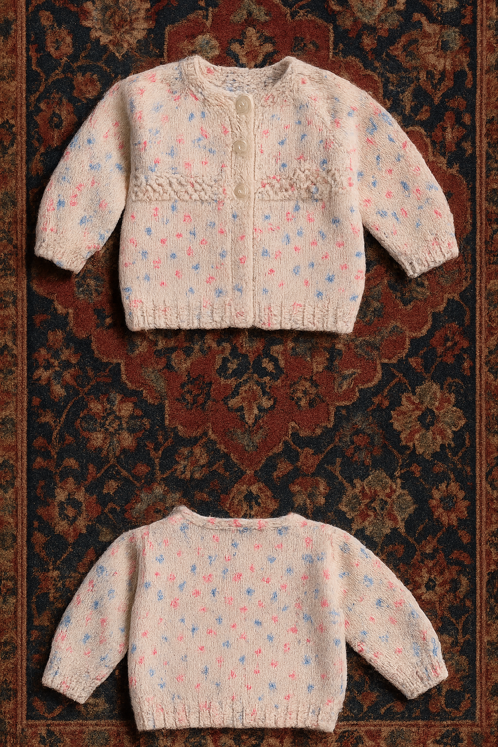“Blush Meadow” Knit Cardigan