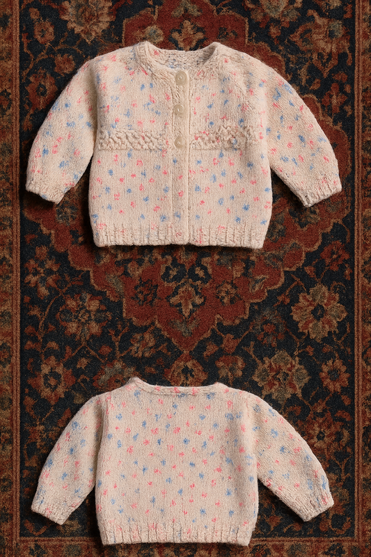 “Blush Meadow” Knit Cardigan