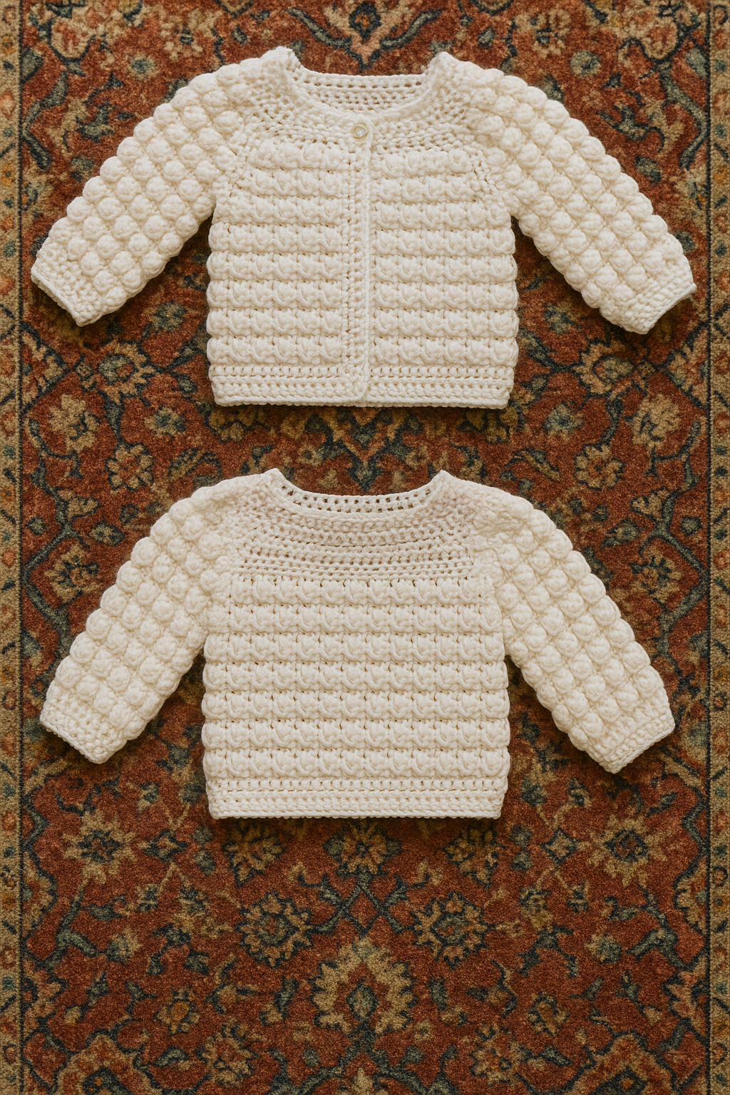 “Snowdrop Cloud” Crochet Cardigan