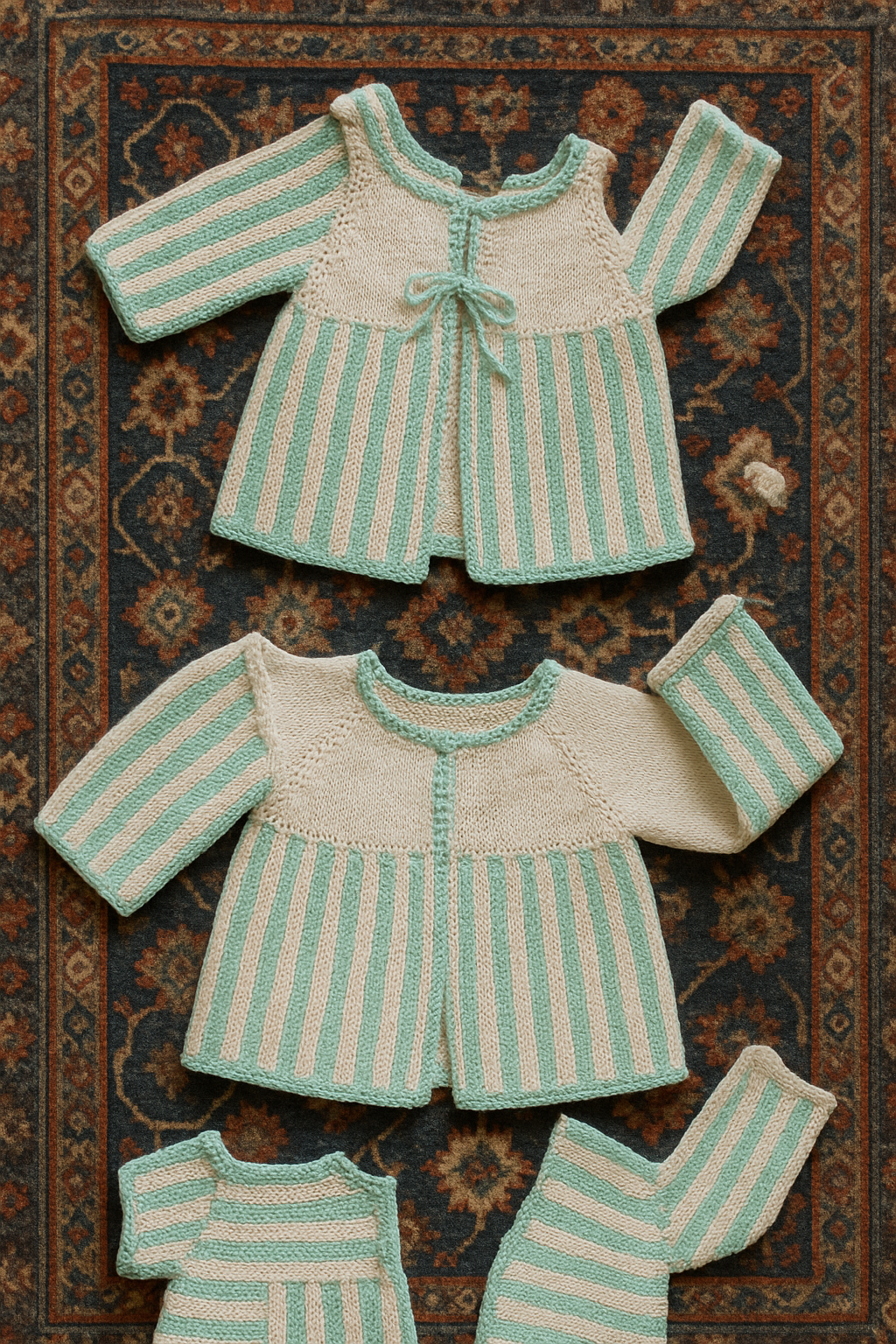Long sleeve knitted sweater, ages 6months-18 months