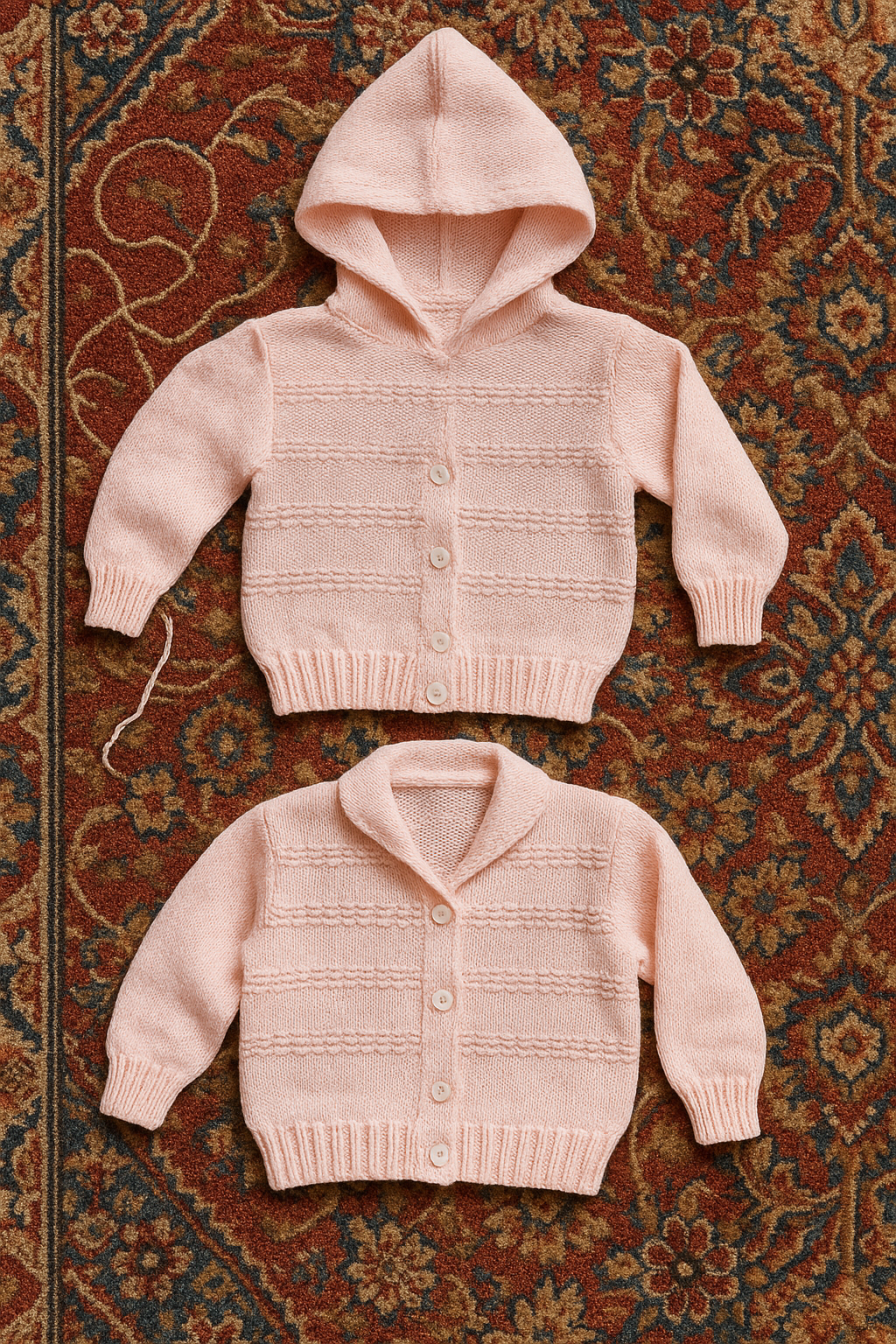 Long sleeve knitted sweater, ages 6months-18 months