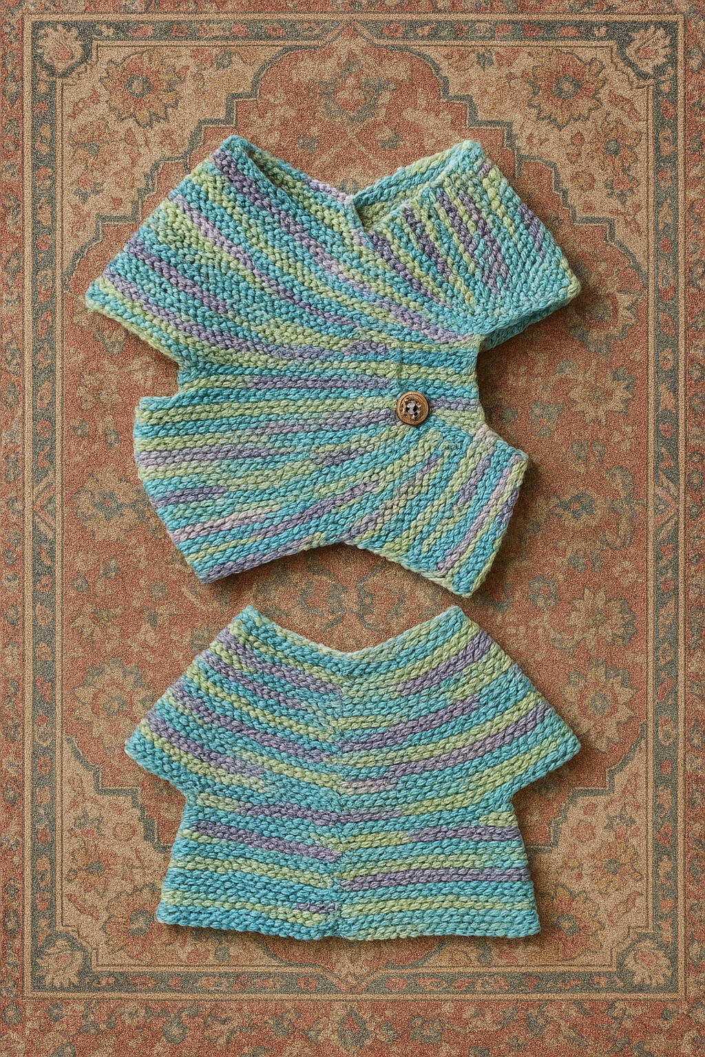 Long sleeve knitted sweater, ages 6months-18 months