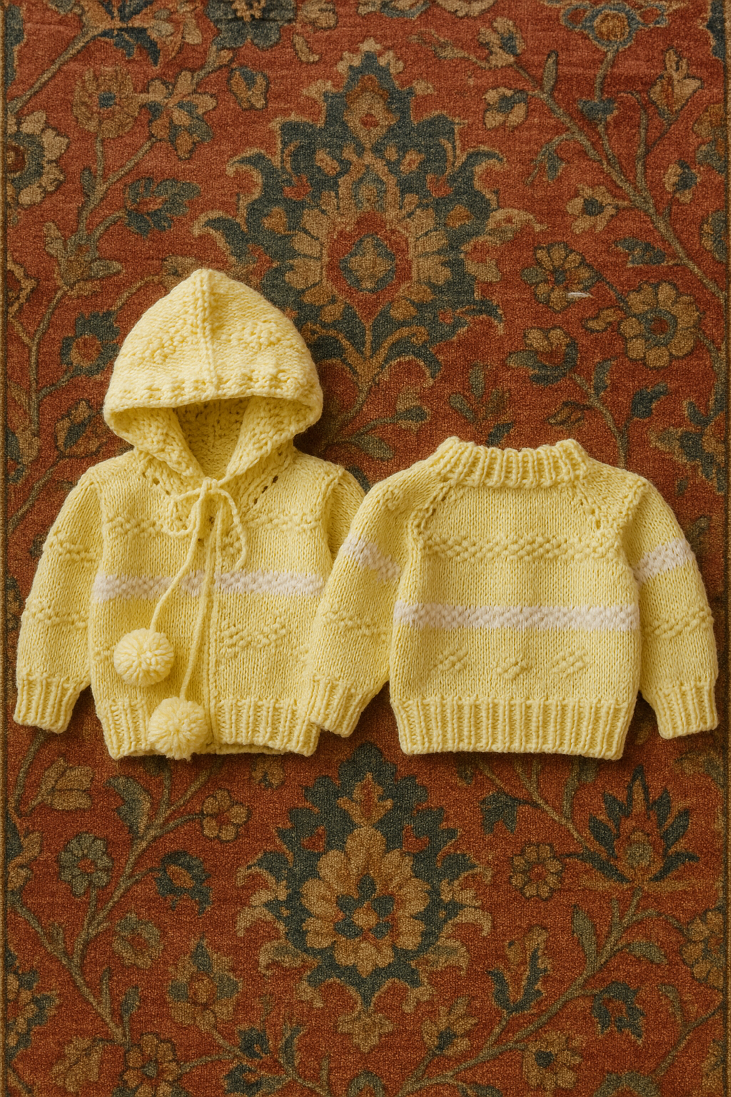Long sleeve knitted sweater, ages 6months-18 months