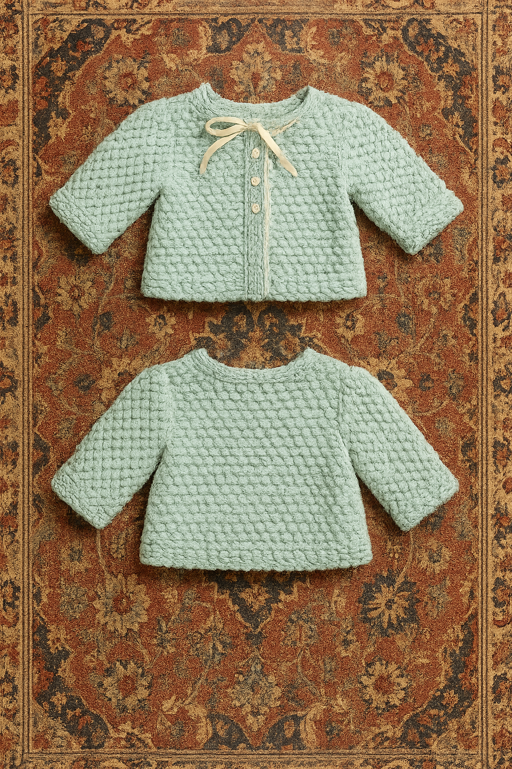 Long sleeve knitted sweater, ages 6months-18 months