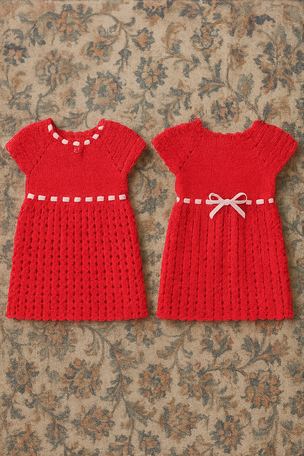 Long sleeve knitted sweater, ages 6months-18 months