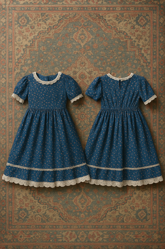 Scenic Meadow Dress (Blue)