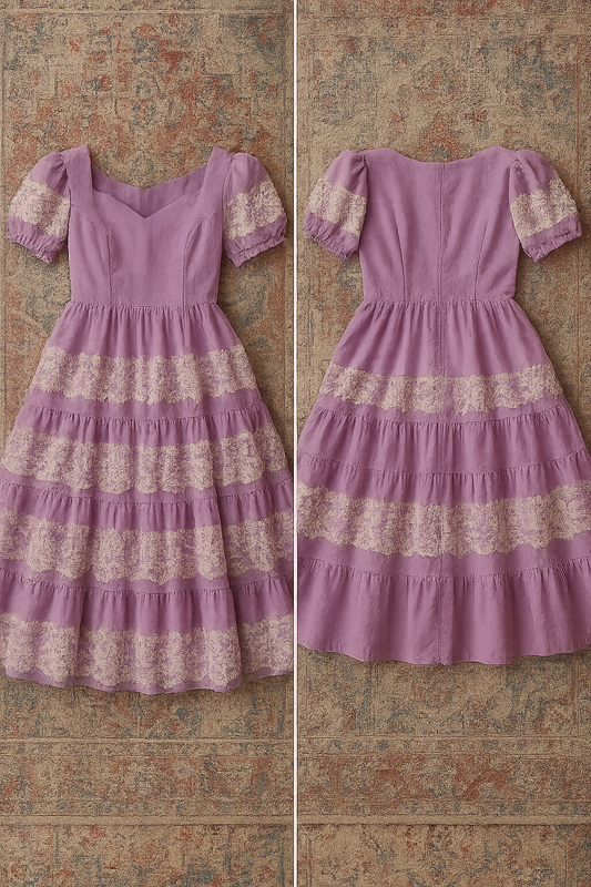 Lavender Romance Tiered Dress (Teen)