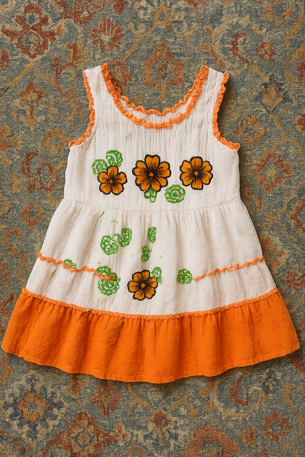 Marigold Bloom Dress (2–3 Years)