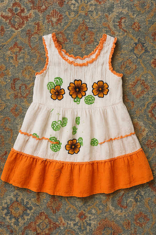 Marigold Bloom Dress (2–3 Years)